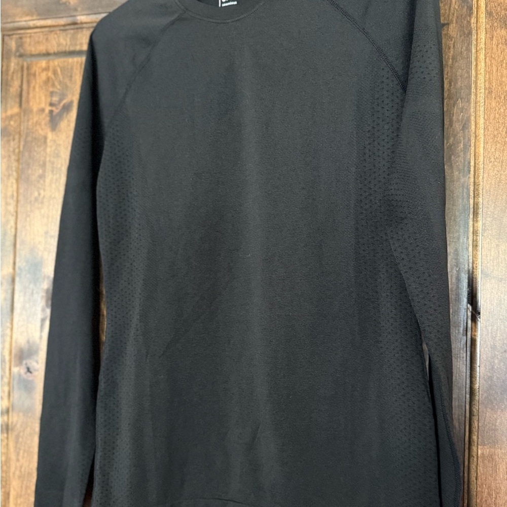 Figs Black Long Sleeve Tee